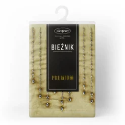 Bieżnik ROYAL 3 35x140 cm złoty kryształki * EUROFIRANY B.B. Choczyńscy Sp.J. Hot