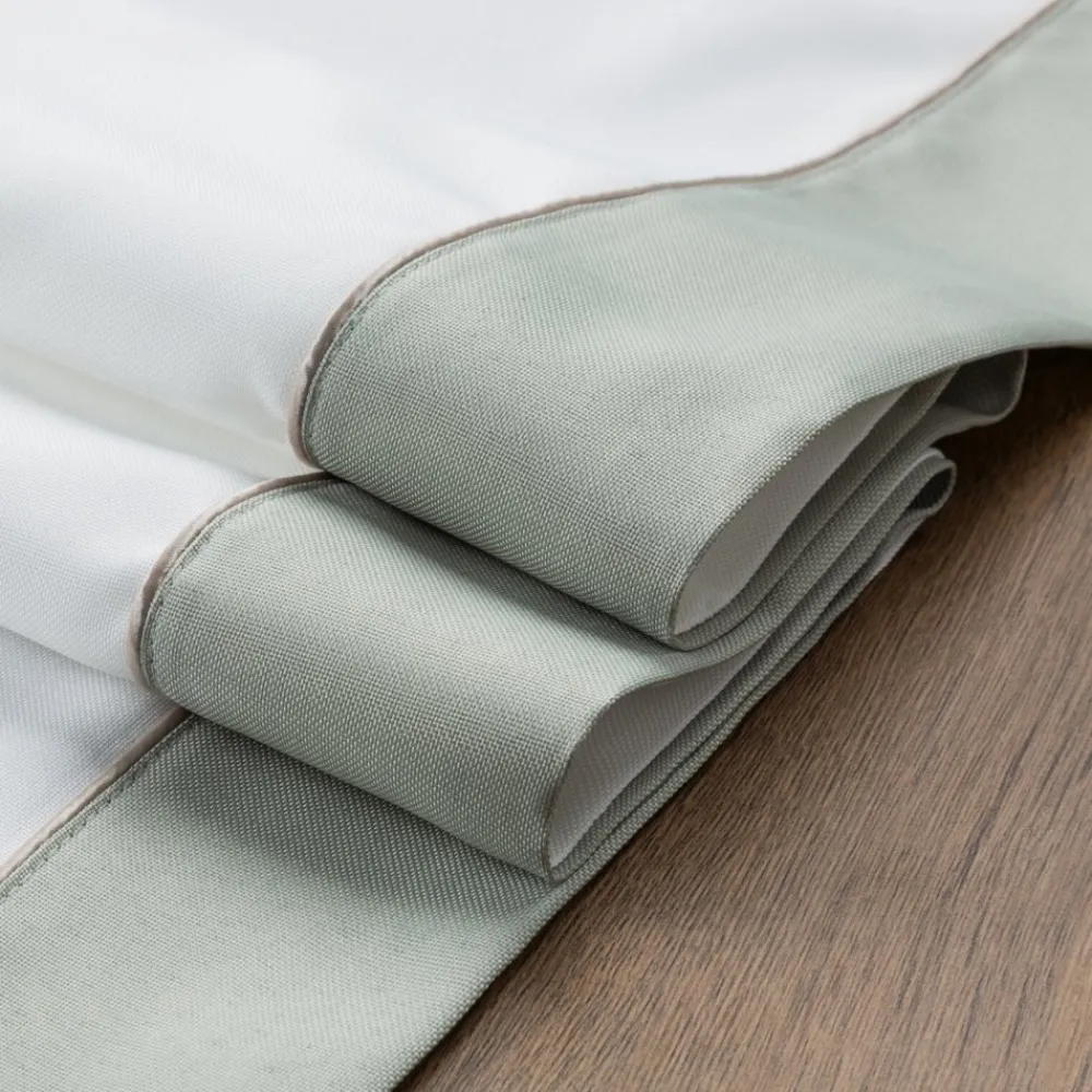 Bieżnik SYLVIA 40x180 cm biały oliwkowa kryza * EUROFIRANY B.B. Choczyńscy Sp.J.