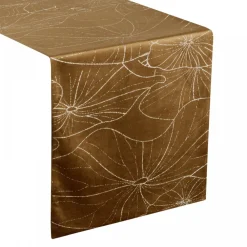 Bieżnik velvetowy BLINK 18 35x220 cm brązowy * EUROFIRANY B.B. Choczyńscy Sp.J. Discount