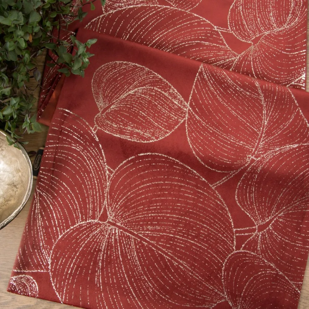 Bieżnik velvetowy BLINK 16 35x140 cm ceglasty * EUROFIRANY B.B. Choczyńscy Sp.J. Discount