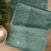 Bieżnik velvetowy BLINK 18 35x140 cm ciemnomiętowy * EUROFIRANY B.B. Choczyńscy Sp.J. Outlet