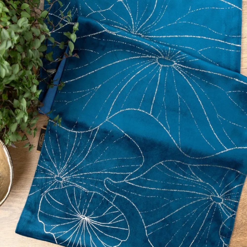 Bieżnik velvetowy BLINK 18 35x180 cm granatowy * EUROFIRANY B.B. Choczyńscy Sp.J. Discount