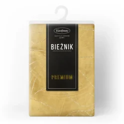Bieżnik velvetowy BLINK 18 35x180 cm złoty * EUROFIRANY B.B. Choczyńscy Sp.J. New
