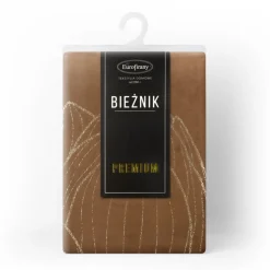 Bieżnik welwetowy BLINK 12 35x220 cm brązowy * EUROFIRANY B.B. Choczyńscy Sp.J. Outlet