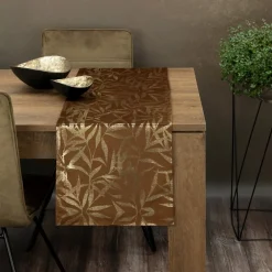 Bieżnik welwetowy BLINK 15 35x180 cm brązowy * EUROFIRANY B.B. Choczyńscy Sp.J. Outlet