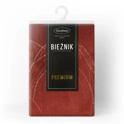 Bieżnik welwetowy BLINK 12 35x180 cm ceglasty * EUROFIRANY B.B. Choczyńscy Sp.J.