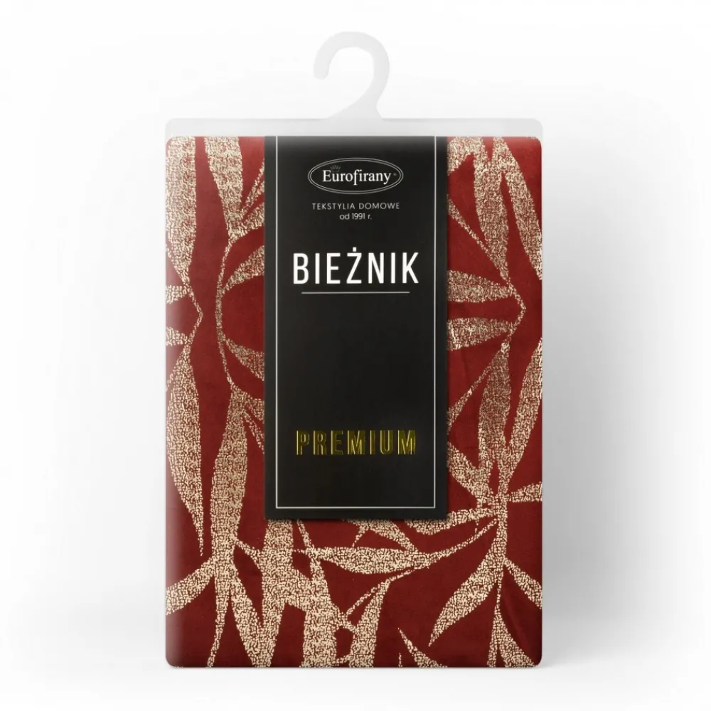 Bieżnik welwetowy BLINK 15 35x140 cm ceglasty * EUROFIRANY B.B. Choczyńscy Sp.J.