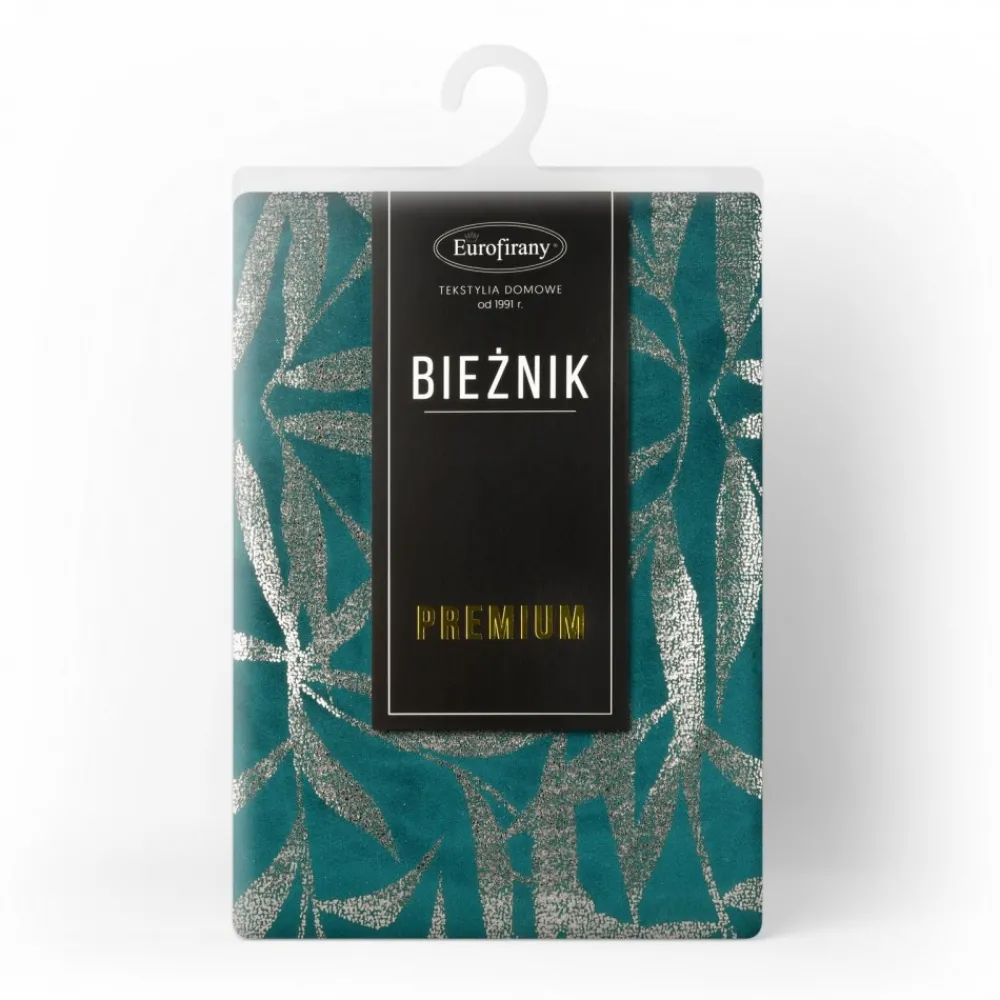 Bieżnik welwetowy BLINK 15 35x140 cm ciemnoturkusowy * EUROFIRANY B.B. Choczyńscy Sp.J. Online
