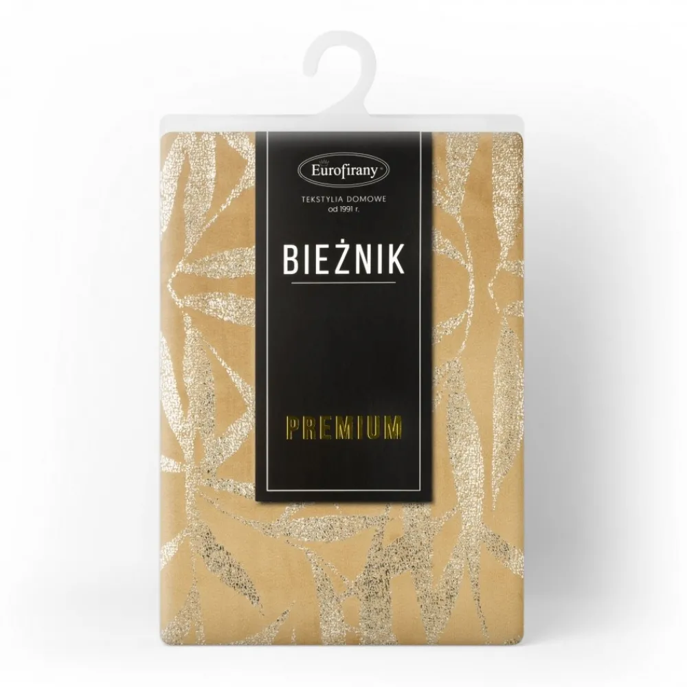Bieżnik welwetowy BLINK 15 35x140 cm miodowy * EUROFIRANY B.B. Choczyńscy Sp.J. Online