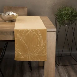 Bieżnik welwetowy BLINK 12 35x140 cm złoty * EUROFIRANY B.B. Choczyńscy Sp.J. Online