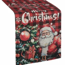 Bieżnik świąteczny 07 33x183 cm krata * EUROFIRANY B.B. Choczyńscy Sp.J. Clearance