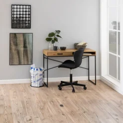 Biurko Seaford z szufladą i otwartą półką