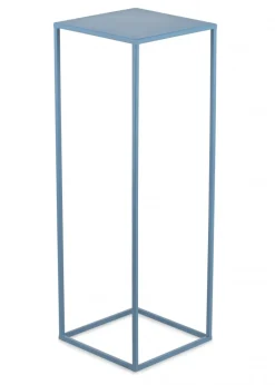 Błękitny kwietnik stojący 70 cm * HowHomely Best