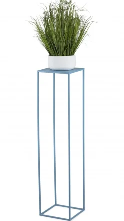 Błękitny kwietnik stojący 100 cm * HowHomely Online