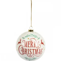 Bombki choinkowe Merry Christmas 40 szt