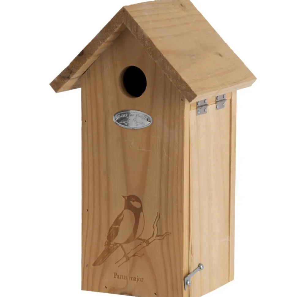 Budka lęgowa z drewna sosnowego h30 cm