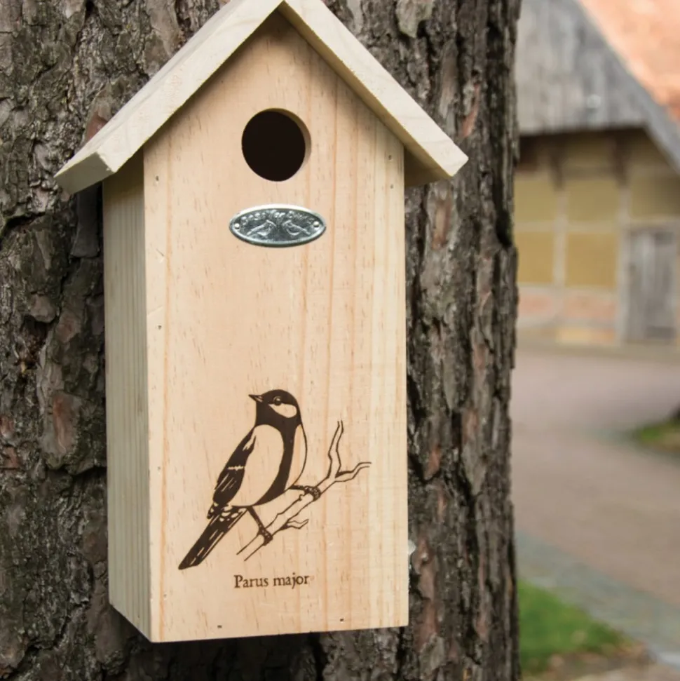 Budka lęgowa z drewna sosnowego h30 cm