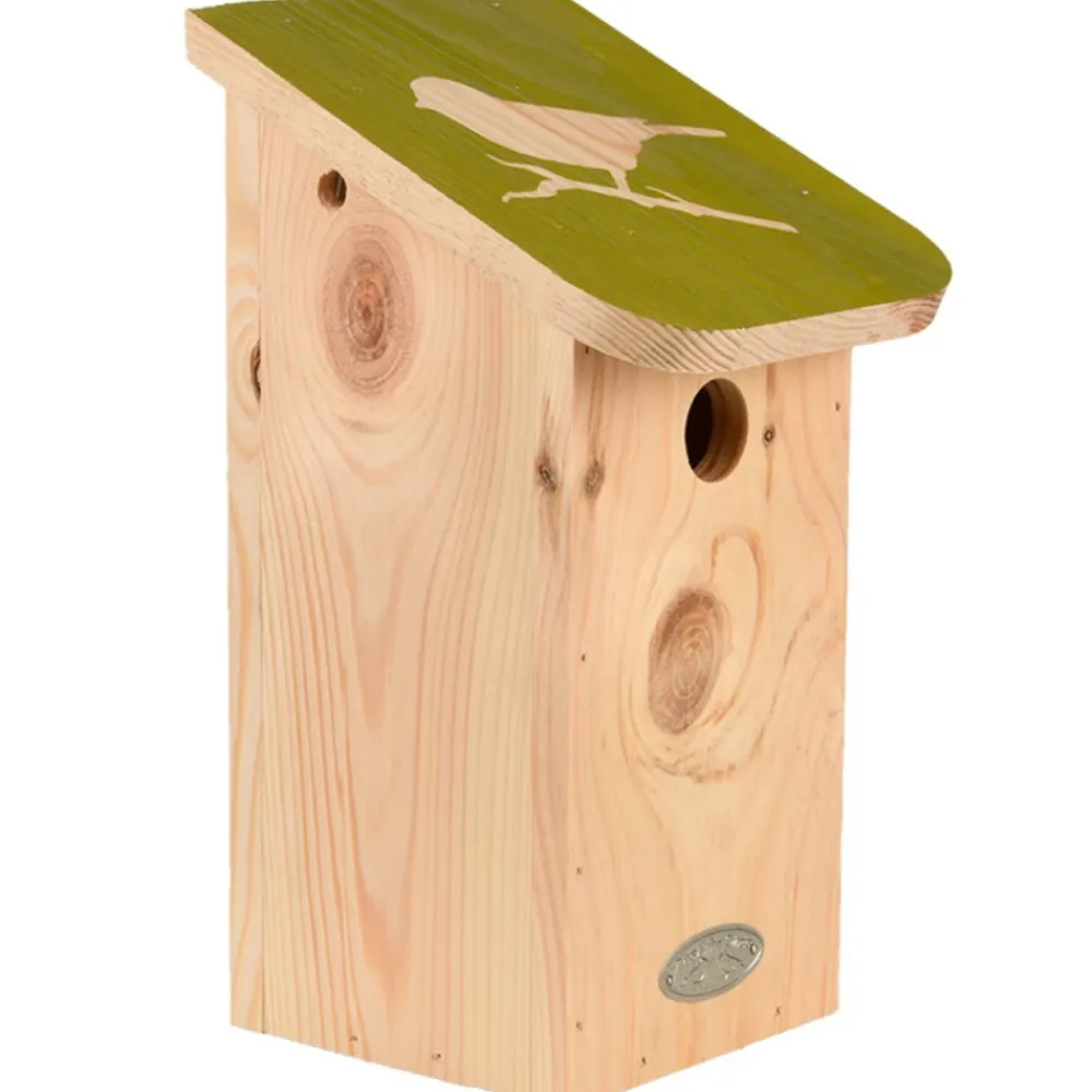 Budka lęgowa z zielonym daszkiem dla sikorek * Esschert Design Best