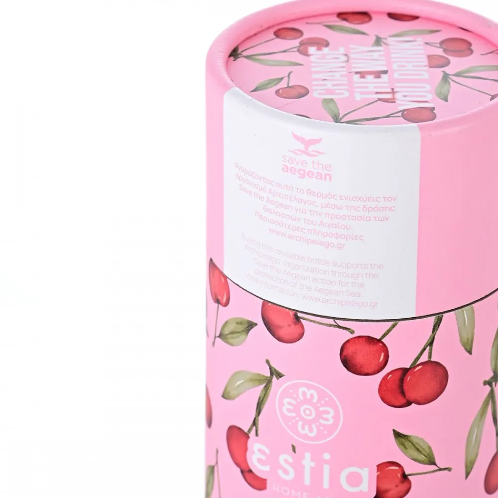 Butelka termiczna 500 ml Cherry Rose * Estia Discount