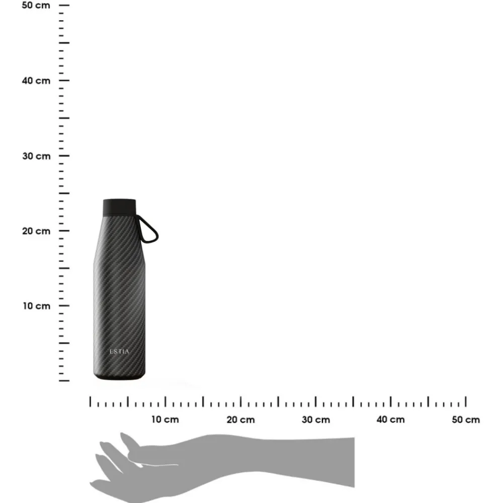 Butelka termiczna 500 ml Flow Carbon Fibre * Estia Best