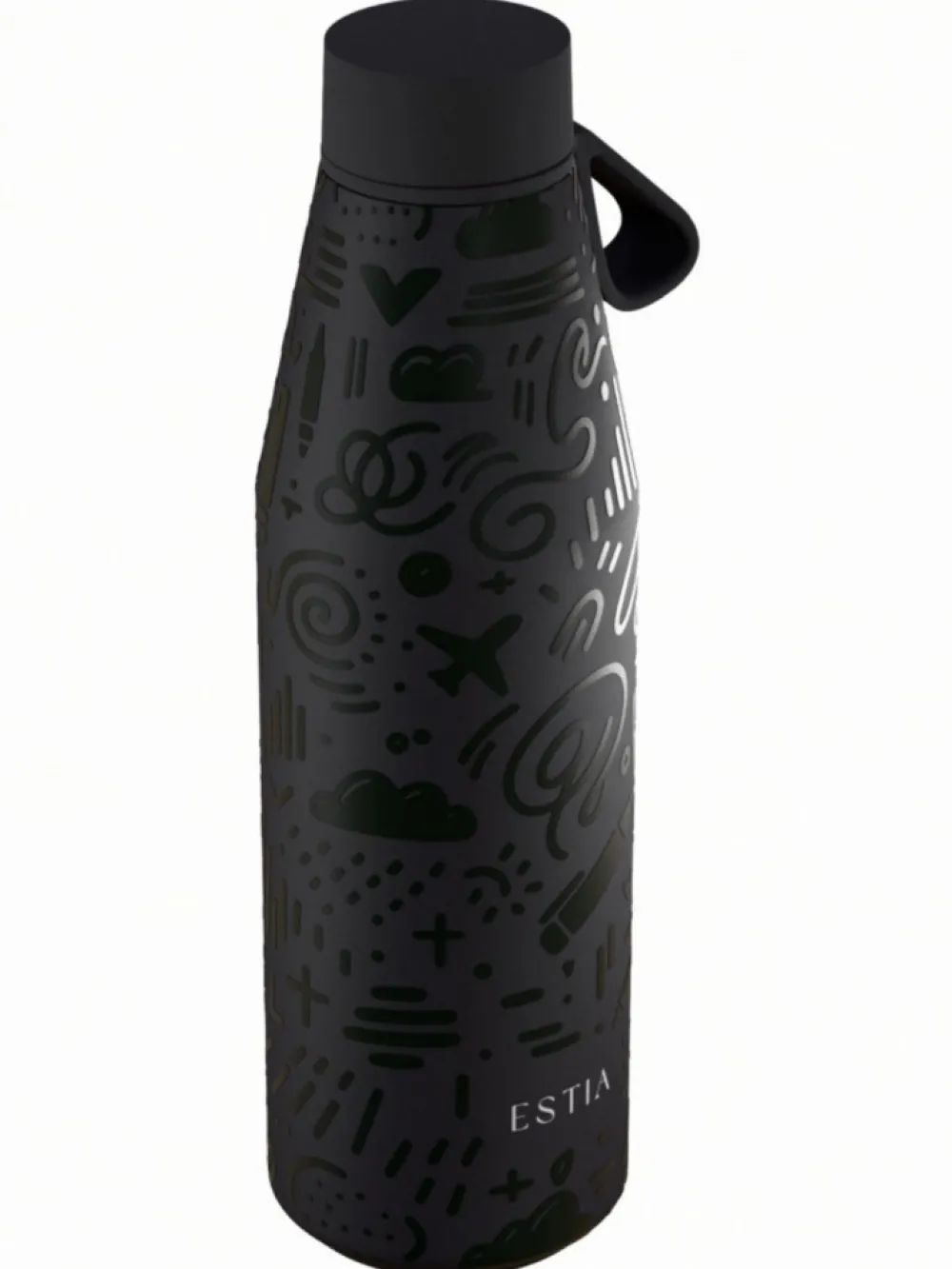 Butelka termiczna 500 ml Flow Noir Echo * Estia Outlet