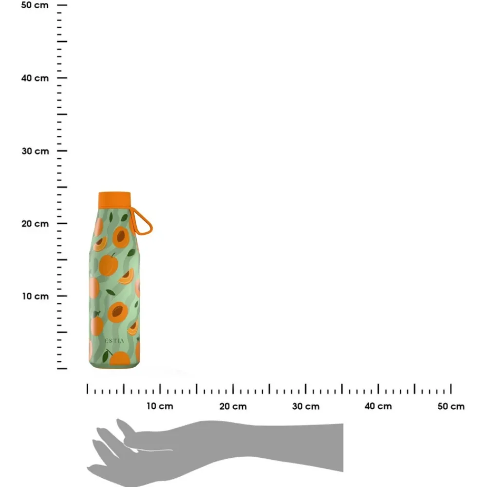 Butelka termiczna 500 ml Flow Peach Garden * Estia Hot