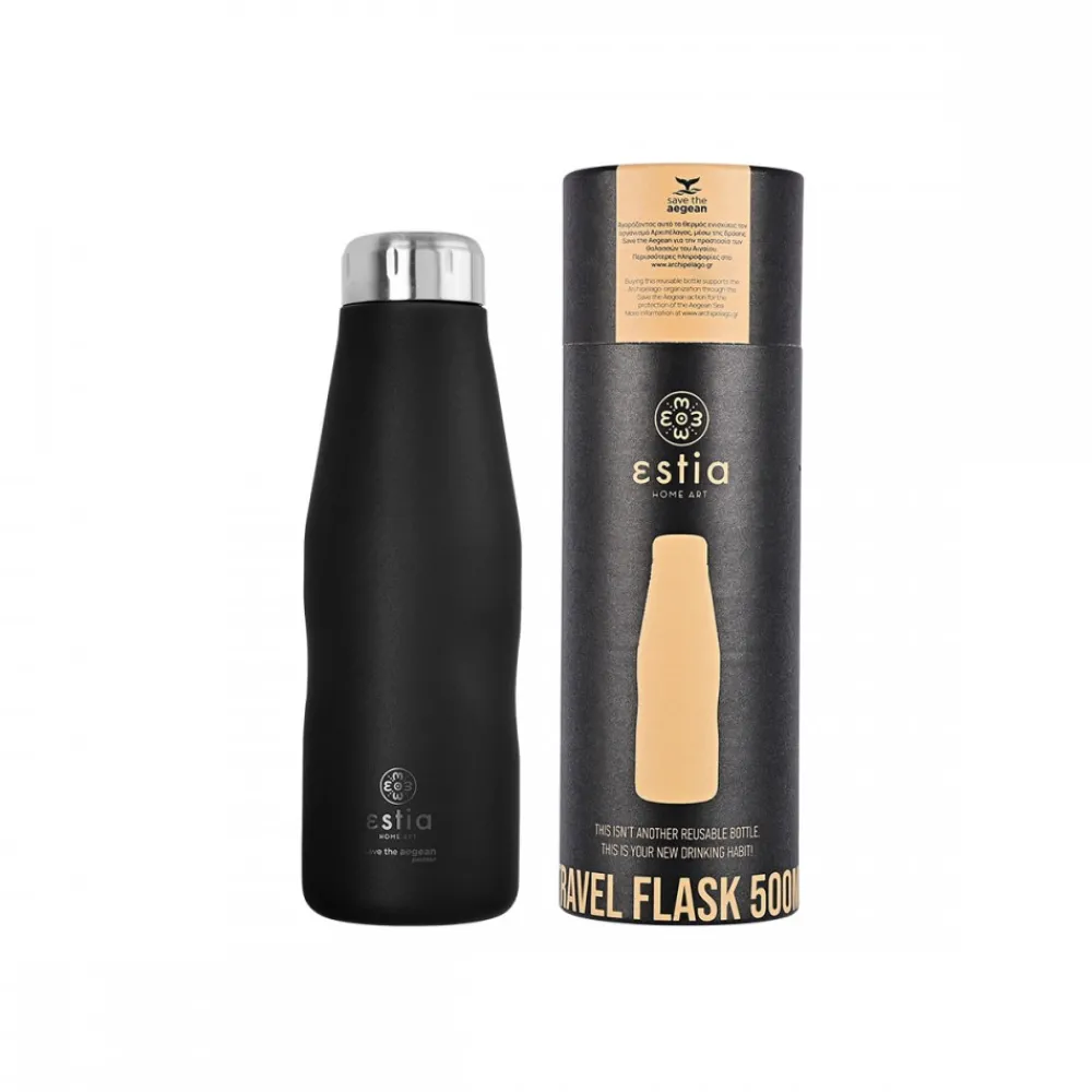 Butelka termiczna 500 ml Midnight Black * Estia New