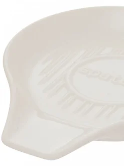 Ceramiczna podstawka pod łyżkę 15 cm biała