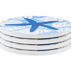 Ceramiczne podkładki pod kubek 4 szt. Shell Shore * Estia Hot