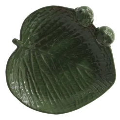 Ceramiczne poidełko dla ptaków z żabkami h8,7cm * Esschert Design Best