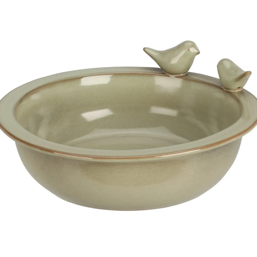 Ceramiczne Poidło dla ptaków zieleń 24 * Progarden Clearance