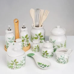 Ceramiczny pojemnik kuchenny GREENS 1100 ml