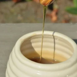 Ceramiczny słoik na miód z łyżeczką * Esschert Design