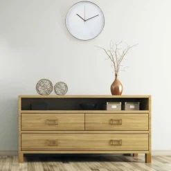 Cichy zegar ścienny SILENT ROSE 30,5 cm * HowHomely Outlet