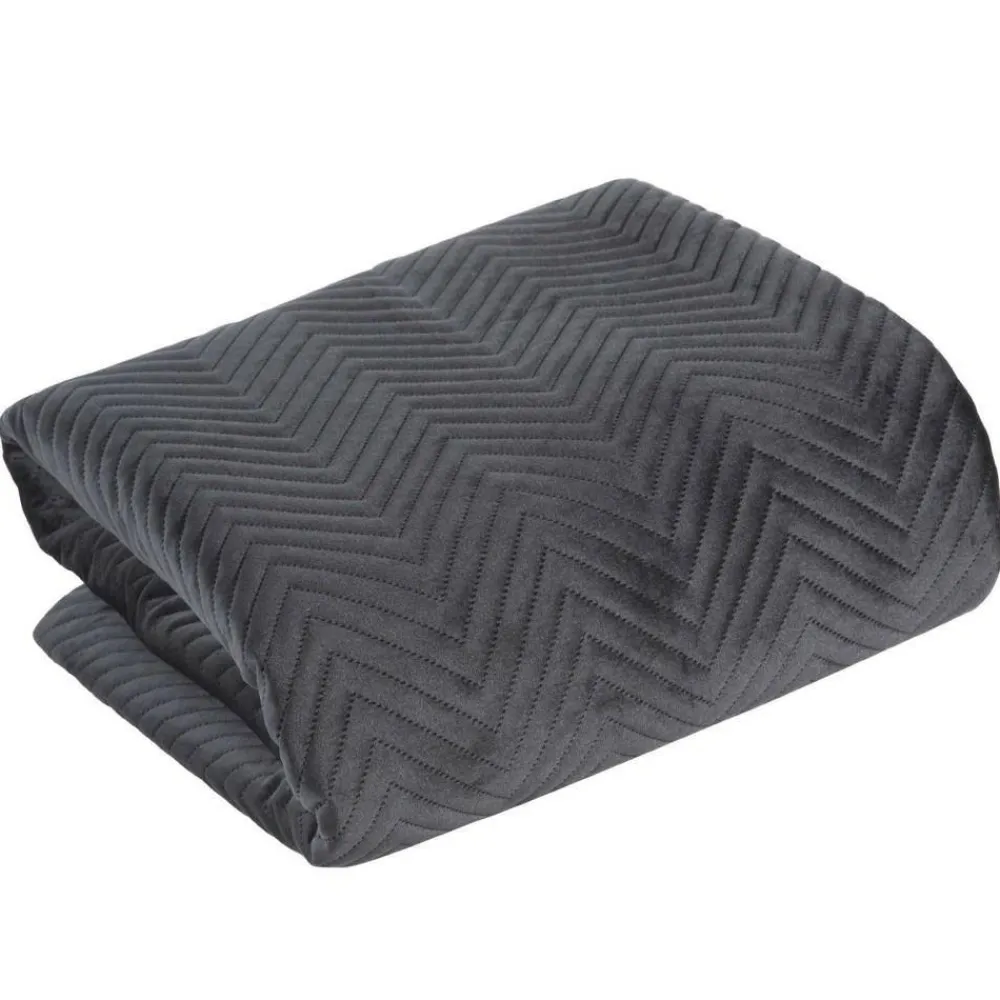 Czarna narzuta SOFIA 230x260 cm * EUROFIRANY B.B. Choczyńscy Sp.J. Discount