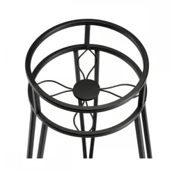 Czarny kwietnik stojący 63 cm