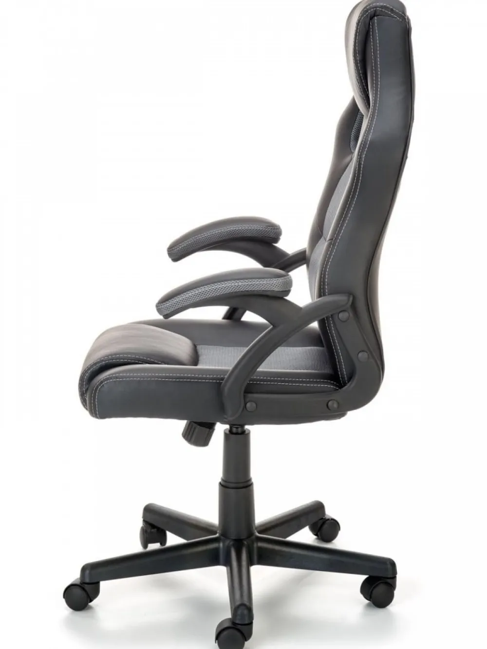 Czarny fotel biurowy Berkel * Halmar New