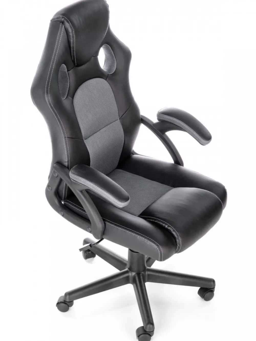 Czarny fotel biurowy Berkel * Halmar New