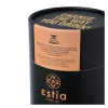 Czarny kubek termiczny ze słomką 350 ml Midnight Black * Estia New
