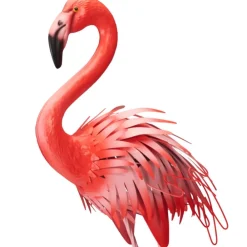 Dekoracja ogrodowa różowe flamingi Zestaw 2 szt * HowHomely Discount