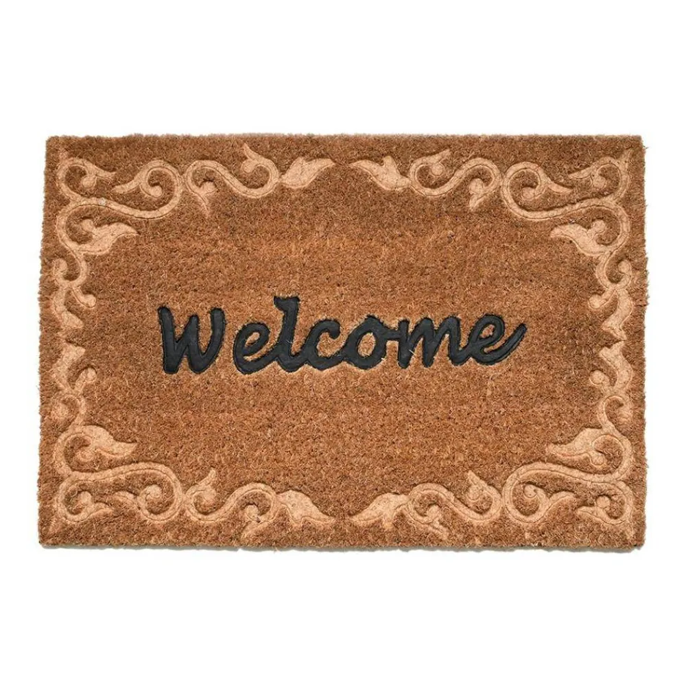 Dekoracyjna wycieraczka kokosowa Welcome * Esschert Design Discount