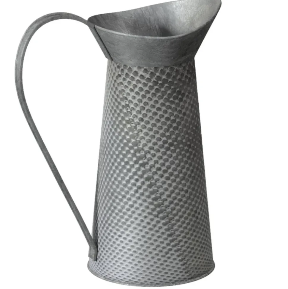 Dekoracyjny dzbanek z metalu 28 cm
