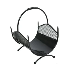 Dekoracyjny kosz na drewno Criss metal 40 cm * Dąstal Clearance