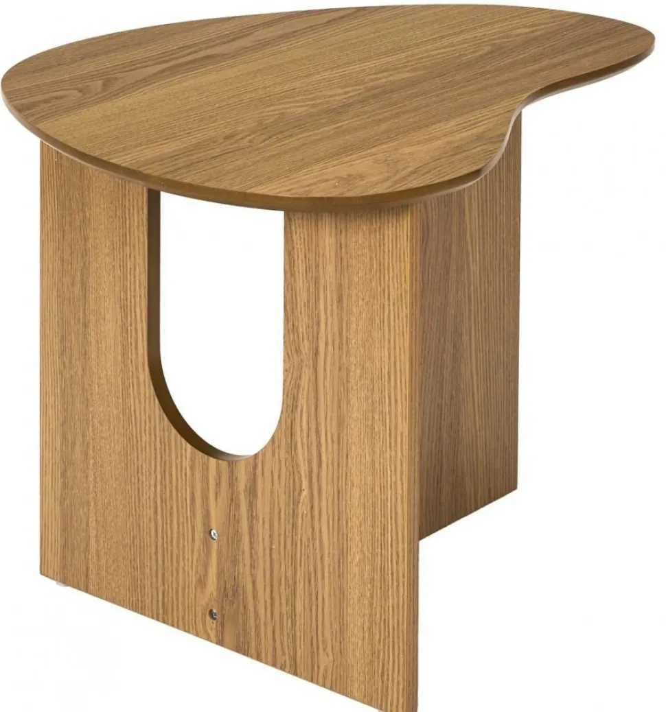Designerski stolik kawowy ARCO kolor dębowy