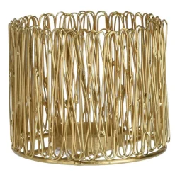 Designerski złoty lampion 10x13 cm * H&S Decoration Sale