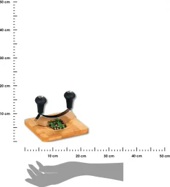 Deska do krojenia ziół z nożem do siekania