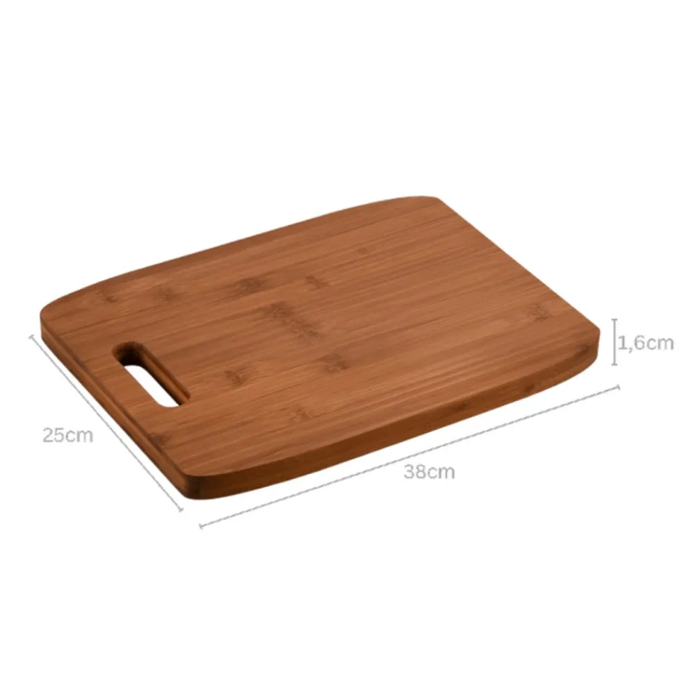 Deska bambusowa ciemna z uchwytem 38x25x1,6 cm * Kesper New