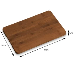 Deska do krojenia i serwowania ciemny bambus 43 x 26 cm * Kesper Hot