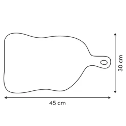 Deska do krojenia Ogranik 45 x 30 cm akacja * 5five Simply Smart Outlet