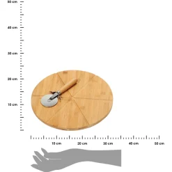 Deska do pizzy z nożem 32 cm * Kesper Outlet